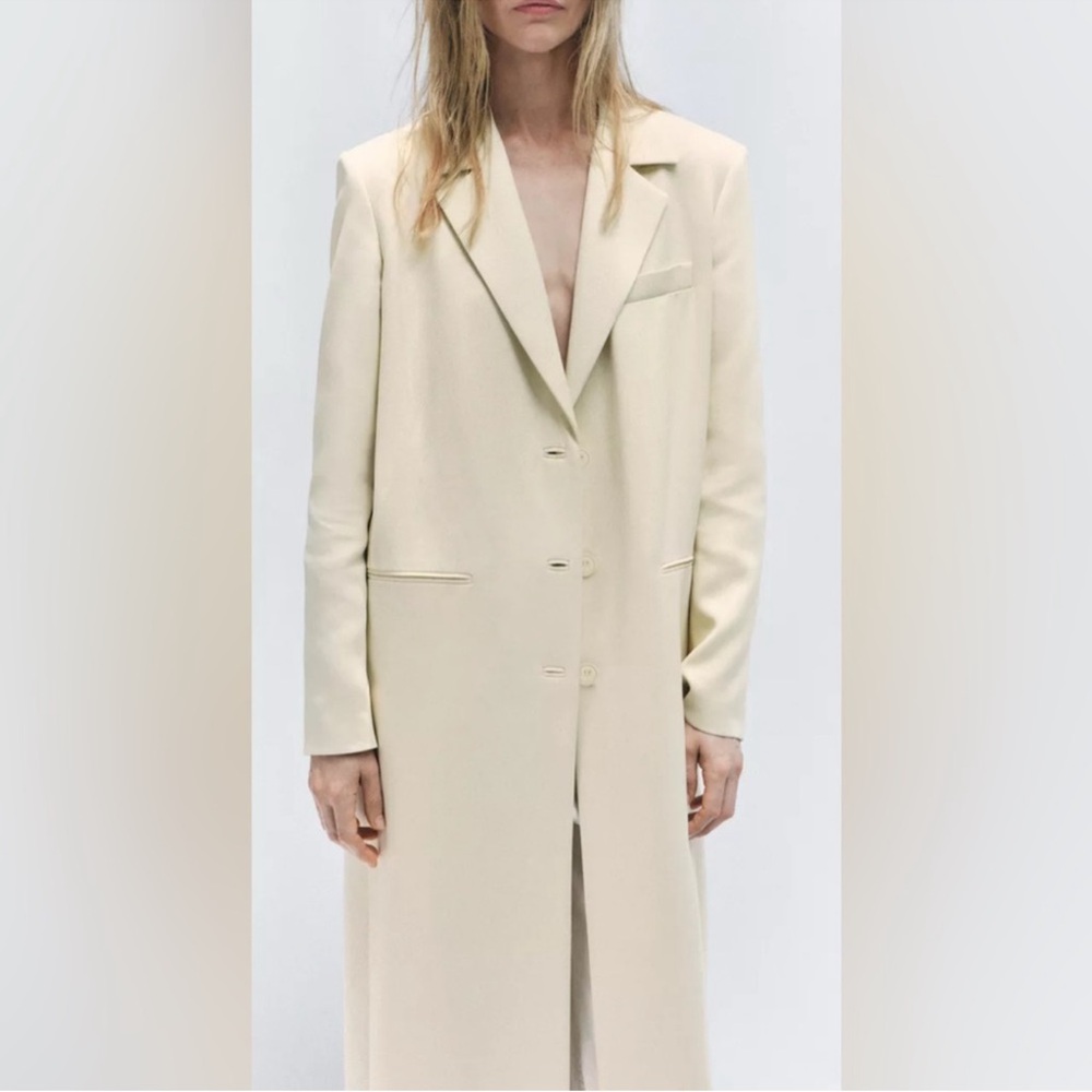 NWT Zara long frock coat - Picture 4 of 12